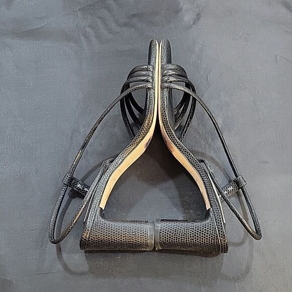 ANTONIO MELANI SQUARE TOE LOW BLOCK HEEL SANDAL - Picture 7 of 15